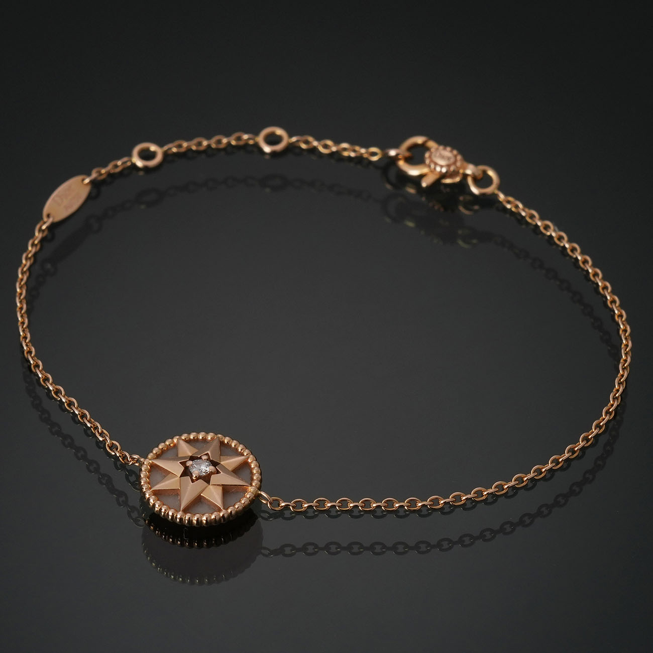 CHRISTIAN DIOR(USED)디올 로즈 드 방 브레이슬릿